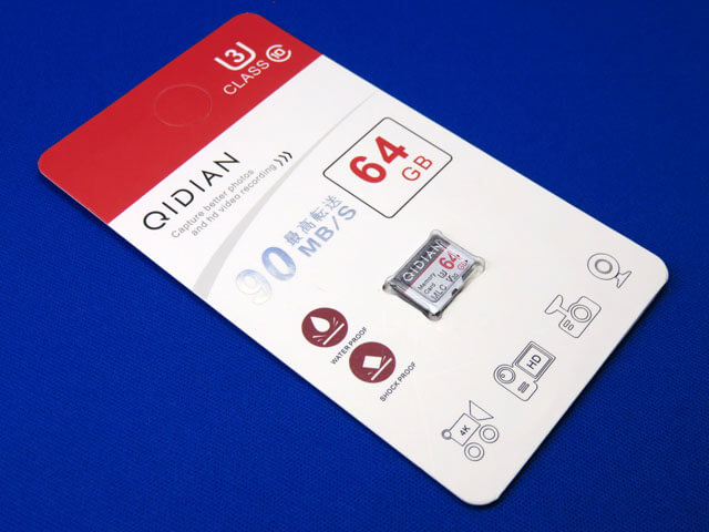 QIDIAN microSDカード 64GB 高耐久MLC Wafer搭載を再度購入する