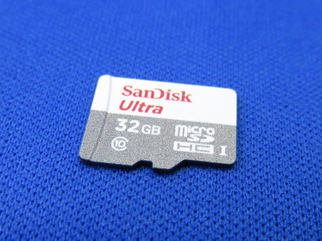 スマートフォン用にSanDisk microSDHC ULTRA 32GBを購入する