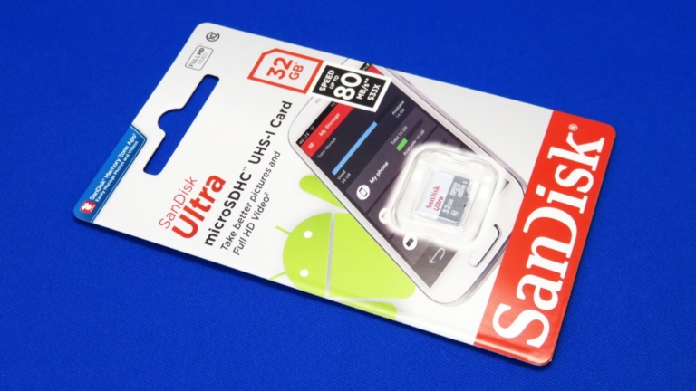 スマートフォン用にSanDisk microSDHC ULTRA 32GBを購入する