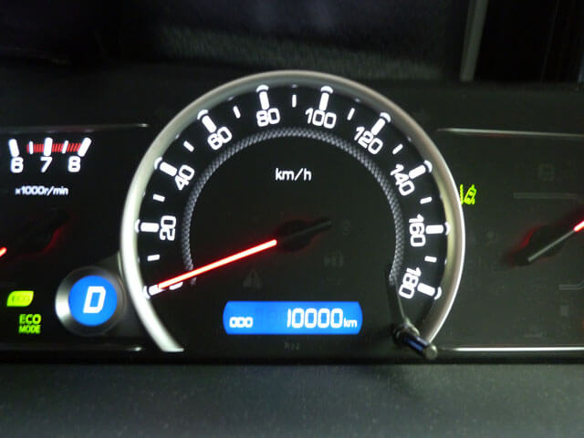 愛車トヨタノア80系の走行距離が10,000kmになりました！