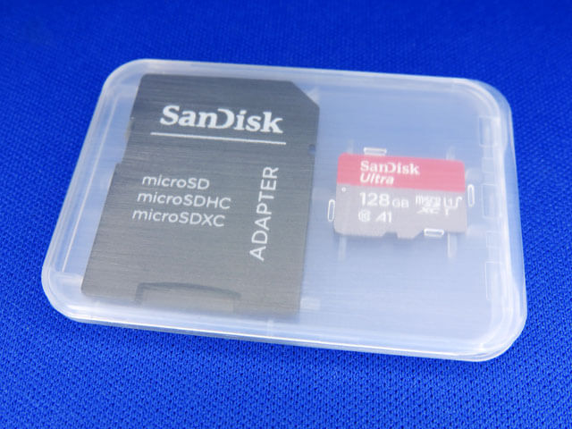 microSD 128GB SanDisk Ultra SDSQUA4-128G-EPKを購入する！