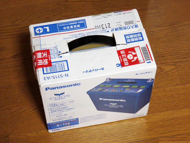 【愛車トヨタノア80系】Panasonic N-S115/A3 バッテリー交換