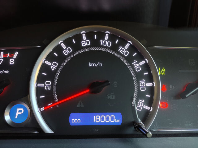 愛車トヨタノア80系の走行距離が18,000kmになりました！