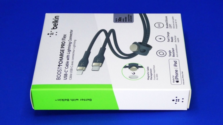 Belkin BOOST↑CHARGE PRO Flex USB-C to Lightning Cable当たる