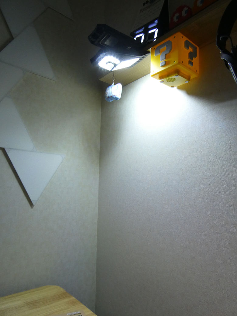 オンスクエアのXキャンペーンでクリップ型センサーライト当たる