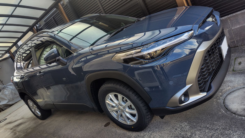 愛車カローラクロスのタイヤ交換をしてきました！