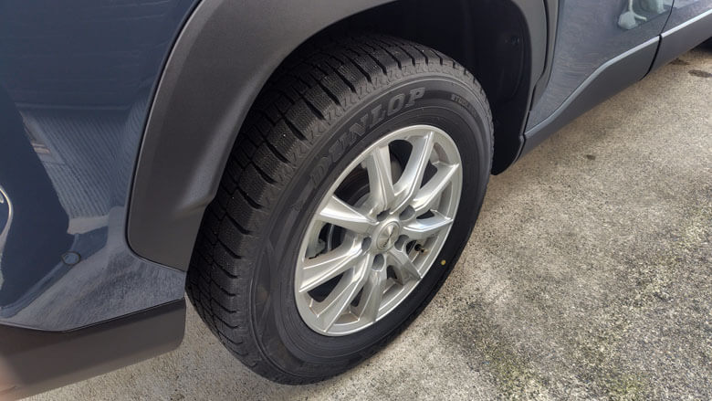 愛車カローラクロスのタイヤ交換をしてきました！