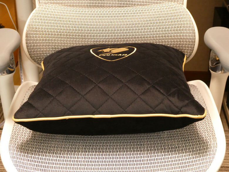 LevelUp LogyのXキャンペーンでCOUGAR特製クッションが当たる！