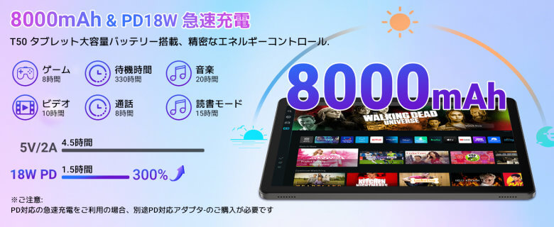 【PRセール情報】Tabwee T50 タブレット