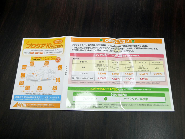 愛車カローラクロスの半年点検、リコール対応、タイヤ交換